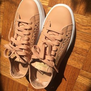 Puma vikky laser cut sneakers